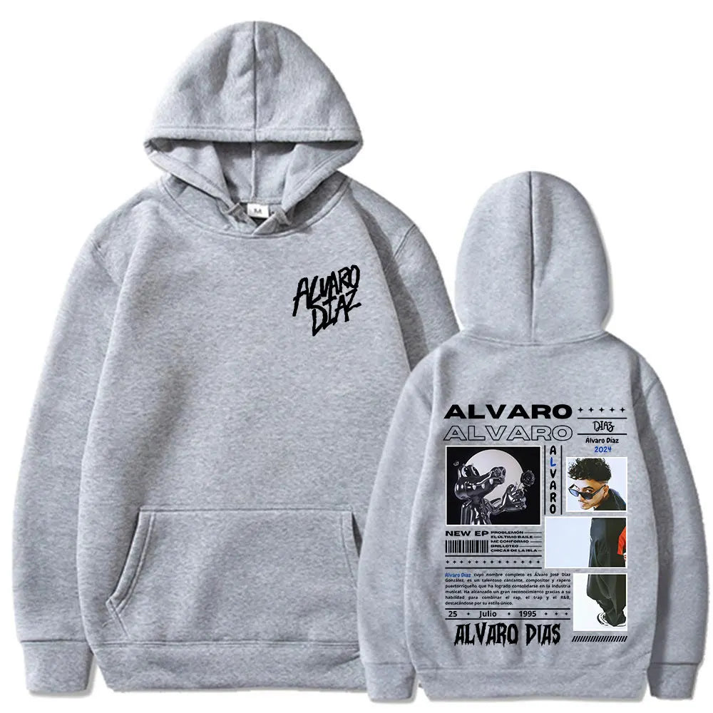 Alvaro Diaz Sayonara Album Hoodies Mens Women Clothing Hip Hop Fashion Oversized Sweatshirt Casual Hooded Pullovers Streetwear