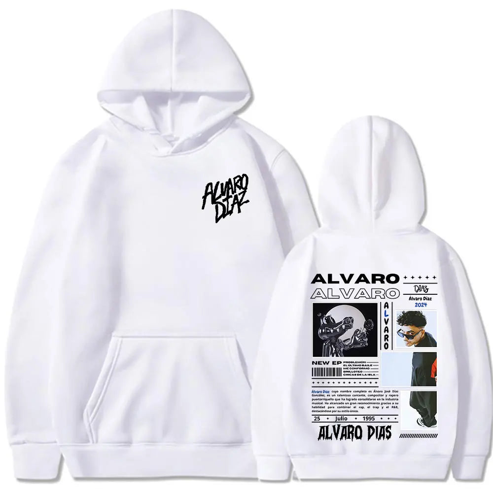 Alvaro Diaz Sayonara Album Hoodies Mens Women Clothing Hip Hop Fashion Oversized Sweatshirt Casual Hooded Pullovers Streetwear